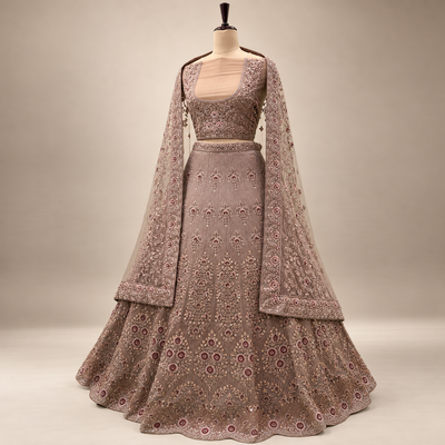 Semi Stitched Lehenga