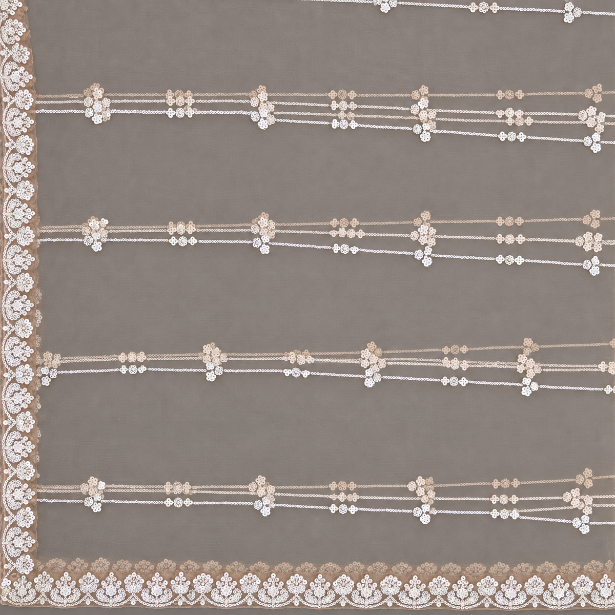 CREAM HEAVY EMBELLISHED BRIDAL LEHENGA SET